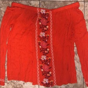 Old Navy off the shoulder shirt